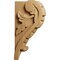 Ekena Millwork 3 3/4"W x 3 1/4"D x 6"H Large Acanthus Leaf Block Corbel, Cherry CORW04X03X06BACH - alternate 2